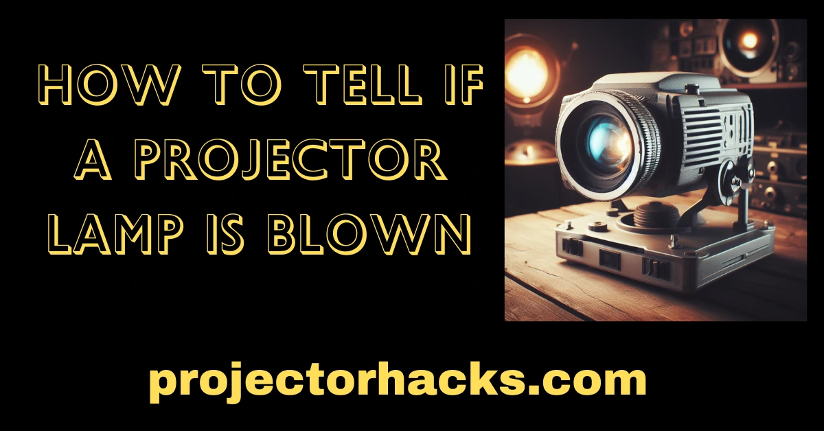 How to Tеll if a Projеctor Lamp is Blown