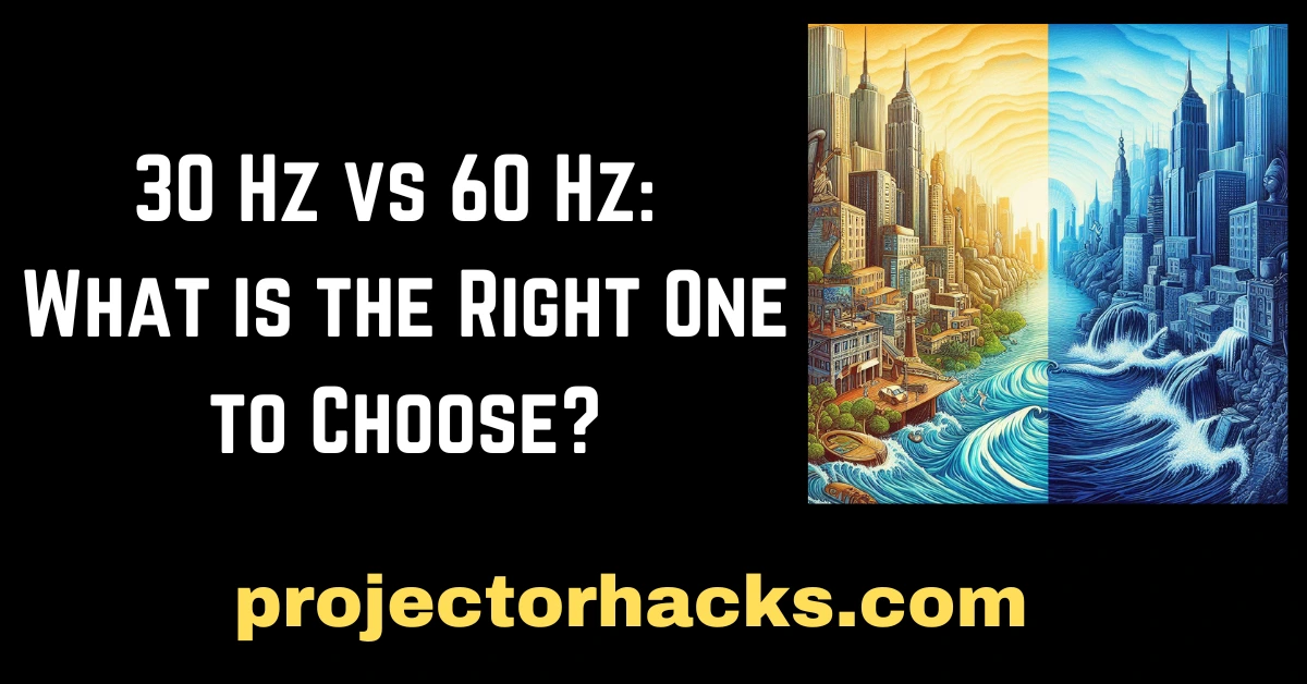 30 Hz vs 60 Hz What is the Right One to Choose