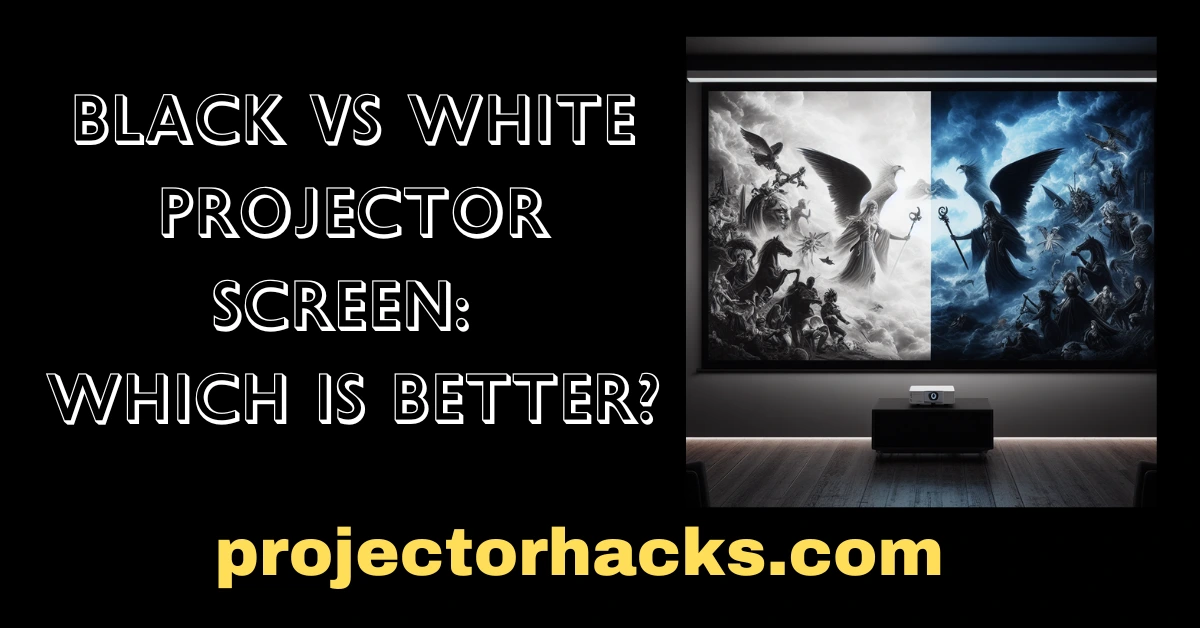 Black vs White Projector Screen Which is Better