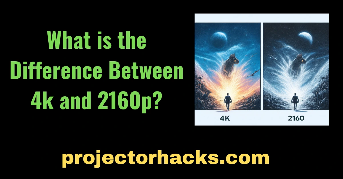 What is the Difference Between 4k and 2160p