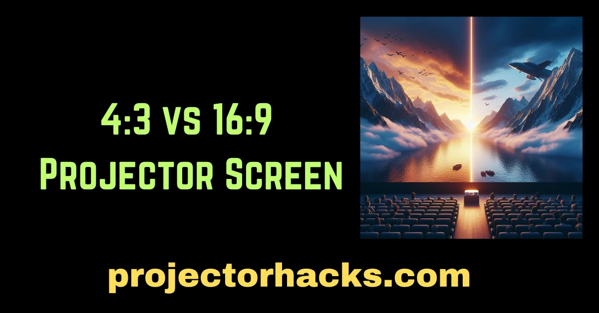 4:3 vs 16:9 Projector Screen